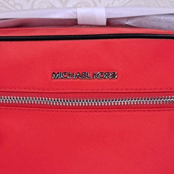 Michael Kors Polly Nylon Bag in Mandarin Crossbody Lightweight Daily Travel NWT - Picture 2 of 15